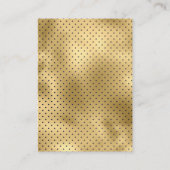 Blue Gold Foil Lace QR Code RSVP Weduwwebsite Informatiekaartje (Achterkant)