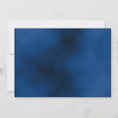 Blue & Gold Football Afstuderen aangekondigd Kaart (Achterkant)