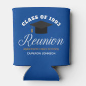 Blue Gold High School Reunion - Gepersonaliseerde  Blikjeskoeler (Achterkant)
