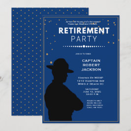 Blue Gold Highway Patrol Retirement Party Kaart