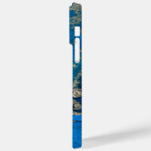 Blue Gold iPhone 14 Pro Max Coque (Verso / Gauche)