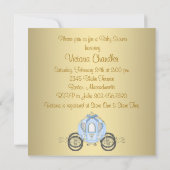 Blue & Gold Prince Baby Shower Invitations (Dos)