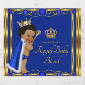 Blue Gold Prince Mini Liquor Étiquettes (Étiquettes simples)