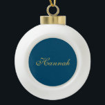 Blue Gold Professional Nom minimaliste tendance<br><div class="desc">Représenter ce design moderne et élégant. Ce modèle peut être customisé pour répondre à tous les métiers professionnels.</div>