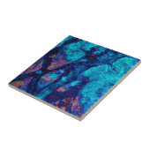 Blue Gold Tile Tegeltje (Zijkant)