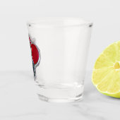 Blue Gold Yorkshire Yorkie Terrier Shot Glas (Rechts)