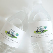 Blue Golf Birthday Par-t-shirt