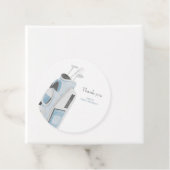 Blue golf club merci étiquette cadeau (En situation)