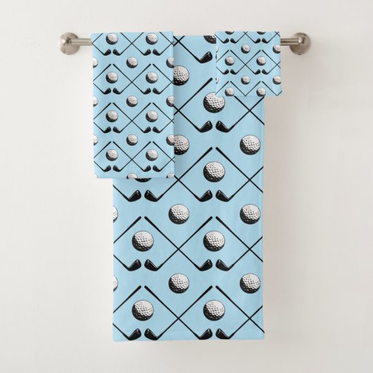 Blue Golf Motif Design (En situation)
