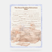 Blue Goose Libs Baby Shower Group game Acrylic  (Recto)