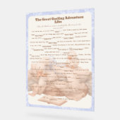 Blue Goose Libs Baby Shower Group game Acrylic  (Angle)