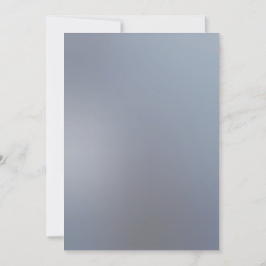 Blue Gradient Afstuderen Celebration Kaart (Achterkant)