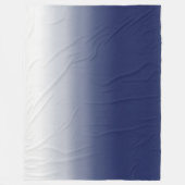 Blue Gradient Fleece Blanket - Modern Eclectic Deken (Voorkant)