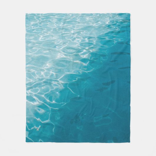 Blue gradient fleece deken (Voorkant)