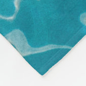 Blue gradient fleece deken (Hoek)