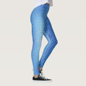 Blue Gradient Net Pattern 01 Leggings (Rechts)