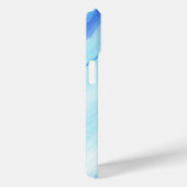 Blue Gradient Waterverf Abstracte telefoonhoes Case-Mate iPhone Case (Achterkant / Rechts)