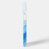 Blue Gradient Waterverf Abstracte telefoonhoes Case-Mate iPhone Case (Achterkant / Links)