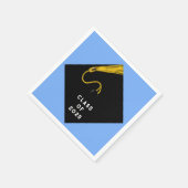 Blue Graduation Party Napkins Servet (Hoek)