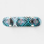 Blue Graffiti Patch Skateboard (Horizontaal)