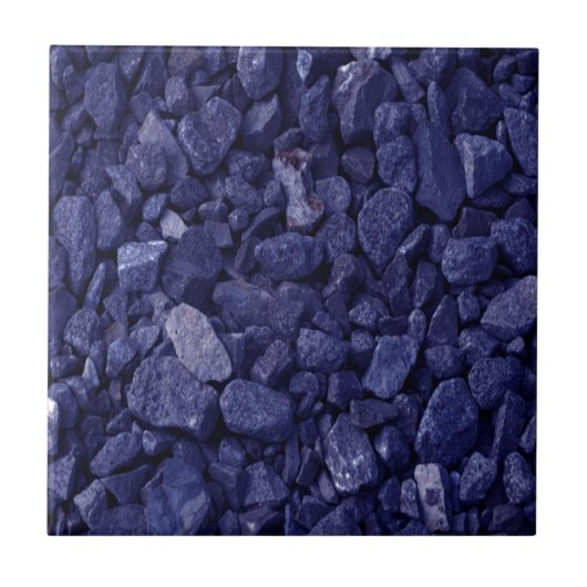 Blue Granite Rock Tegeltje (Voorkant)
