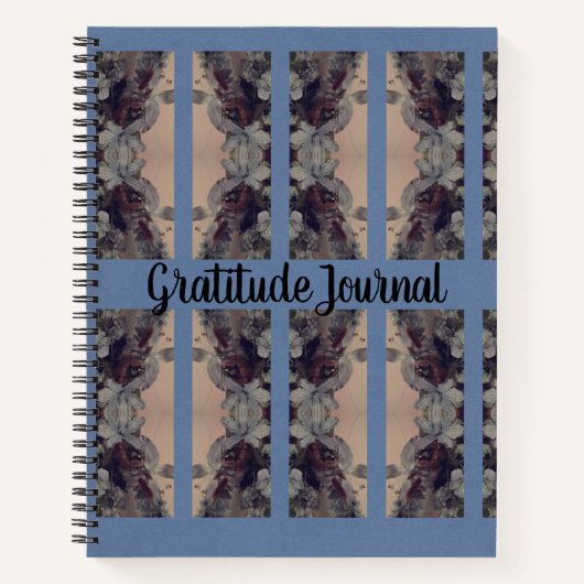 Blue  Gratitude Journal Notitieboek (Voorkant)