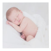 Blue Gray Birth Stats BABY Boy Keepomwille PHOTO Kubus (Rechts)