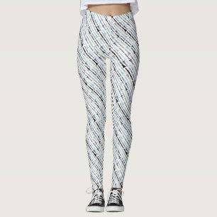 Blue Gray Clarinet Leggings