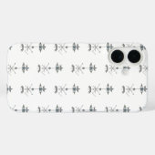 Blue Gray Green Geometric iPhone / iPad case (Achterkant (horizontaal))