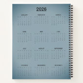 Blue Gray   Notitieboek (Achterkant)