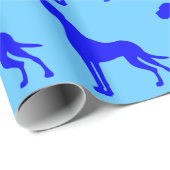 Blue Great Dane Cadeaupapier (Rol Hoek)