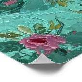 Blue Great Dane Dog Het lezen van een boek Poster  (Hoek)