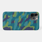 Blue Green and Teal Camo Abstract Case-Mate iPhone Case (Achterkant (horizontaal))