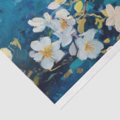 Blue Green Beach Dragonfly  Decoupage Tissuepapier (Detail)