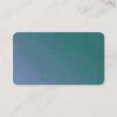 Blue Green Cleaning Service Visitekaartje (Achterkant)