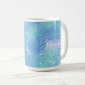 Blue Green Design Custom Florida Mug (Devant droit)