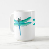 Blue Green Dragonfly-Mok Koffiemok (Voorkant links)