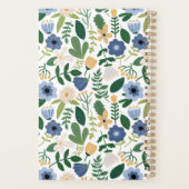 Blue & Green Flower Planner (Achterkant)