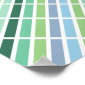 Blue Green Hues Poster (Hoek)