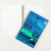 Blue Green Imagine If Planner (Devant avec enveloppe)
