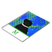 Blue Green Island Black Dog Carnet (Côté gauche)