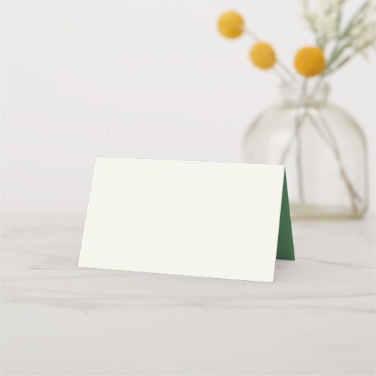 Blue Green Painted Branch Table Number Place Card (Achterkant)