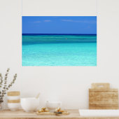 Blue Green Paradise Poster (Keuken)