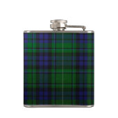BLUE GREEN SCOTTISH TARTAN SAPPHIRE GEM MONOGRAM HEUPFLES (Achterkant)