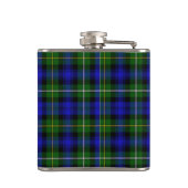BLUE GREEN SCOTTISH TARTAN SAPPHIRE GEM MONOGRAM HEUPFLES (Achterkant)