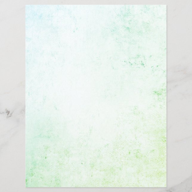 Blue Green Venetian Plaster Texture Scrapbook (Voorkant)