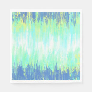 Blue Green White Tie Dye Servet