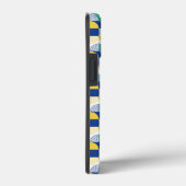 Blue Green Yellow Abstract Geometric Pattern Case-Mate iPhone Case (Achterkant / Rechts)