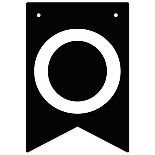 Blue Grey Black Gefeliciteerd Vlaggetjes (Derde vlag)