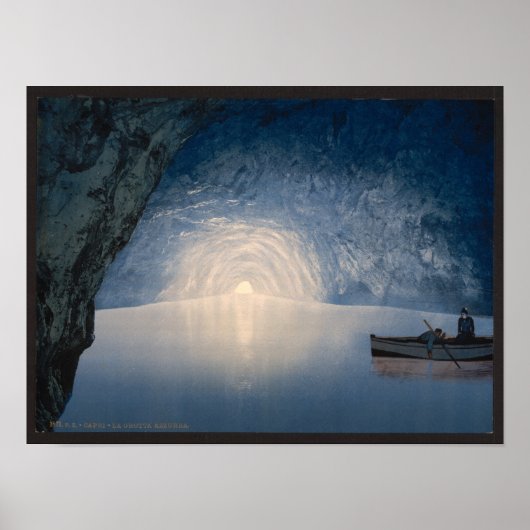 BLUE GROTTO POSTER (Voorkant)